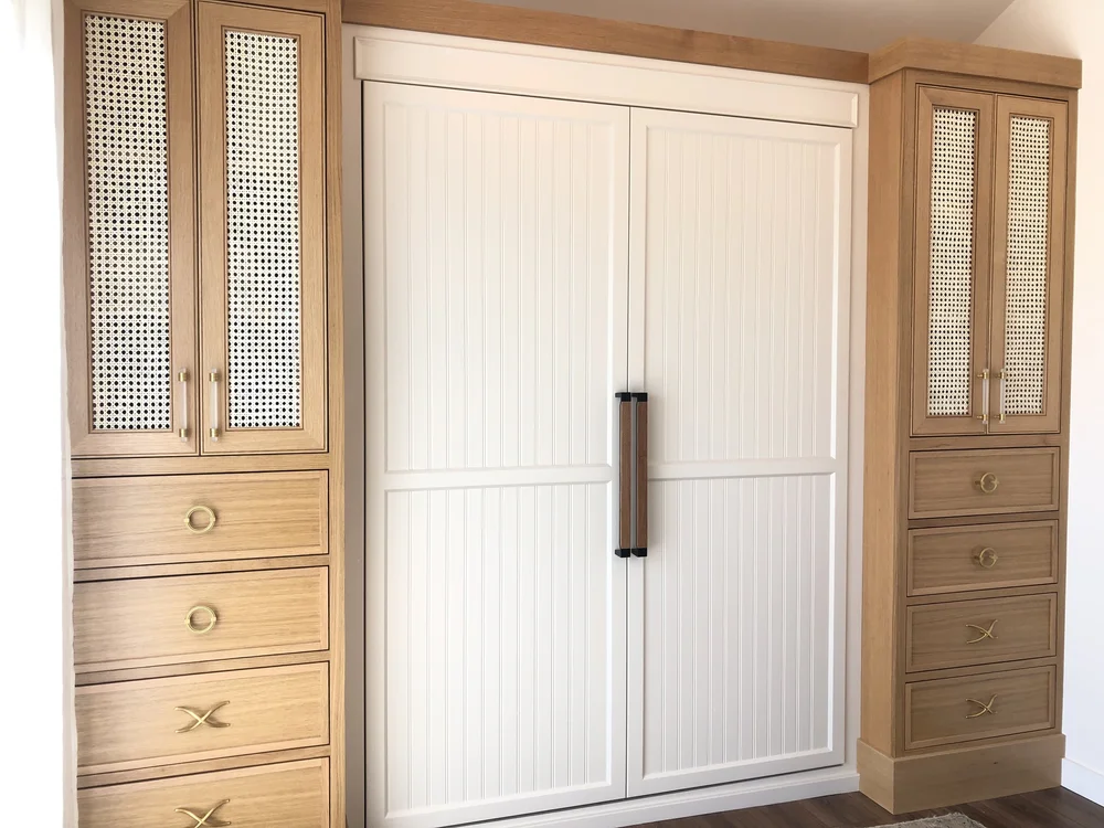 Custom Cabinetry Looks Like a Linen Cabinet