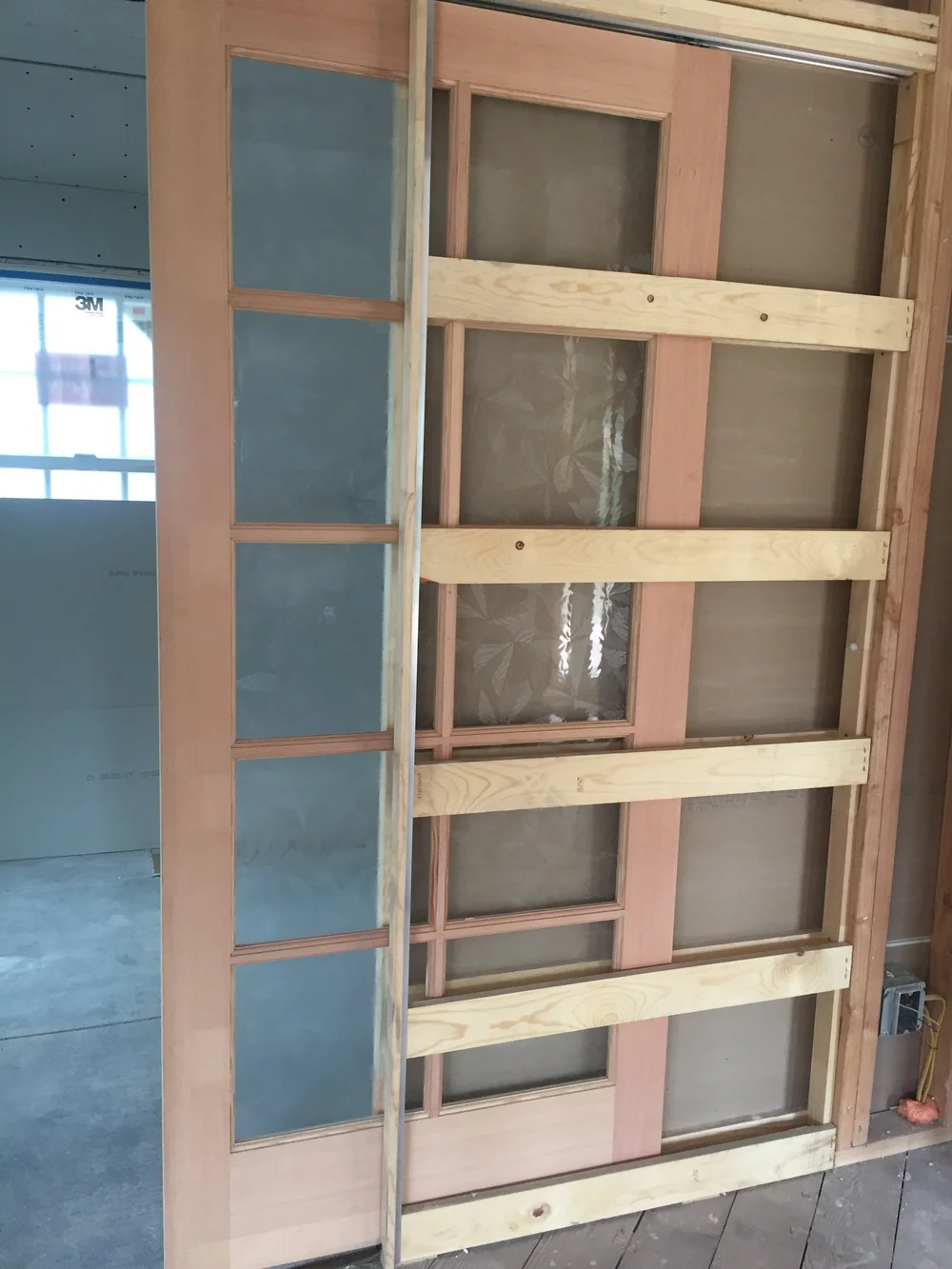 Pocket door framing