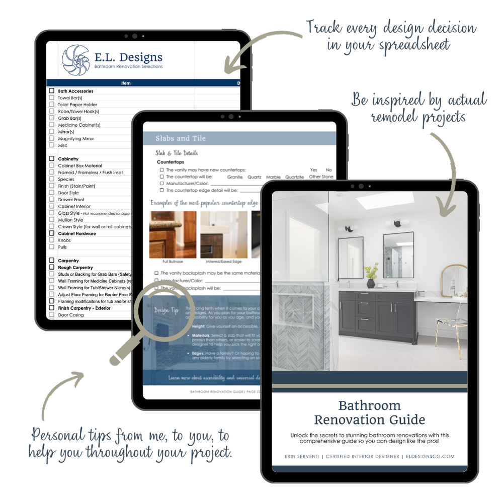 Bathroom Renovation Guide | E.L. Designs | Interior Design and ...