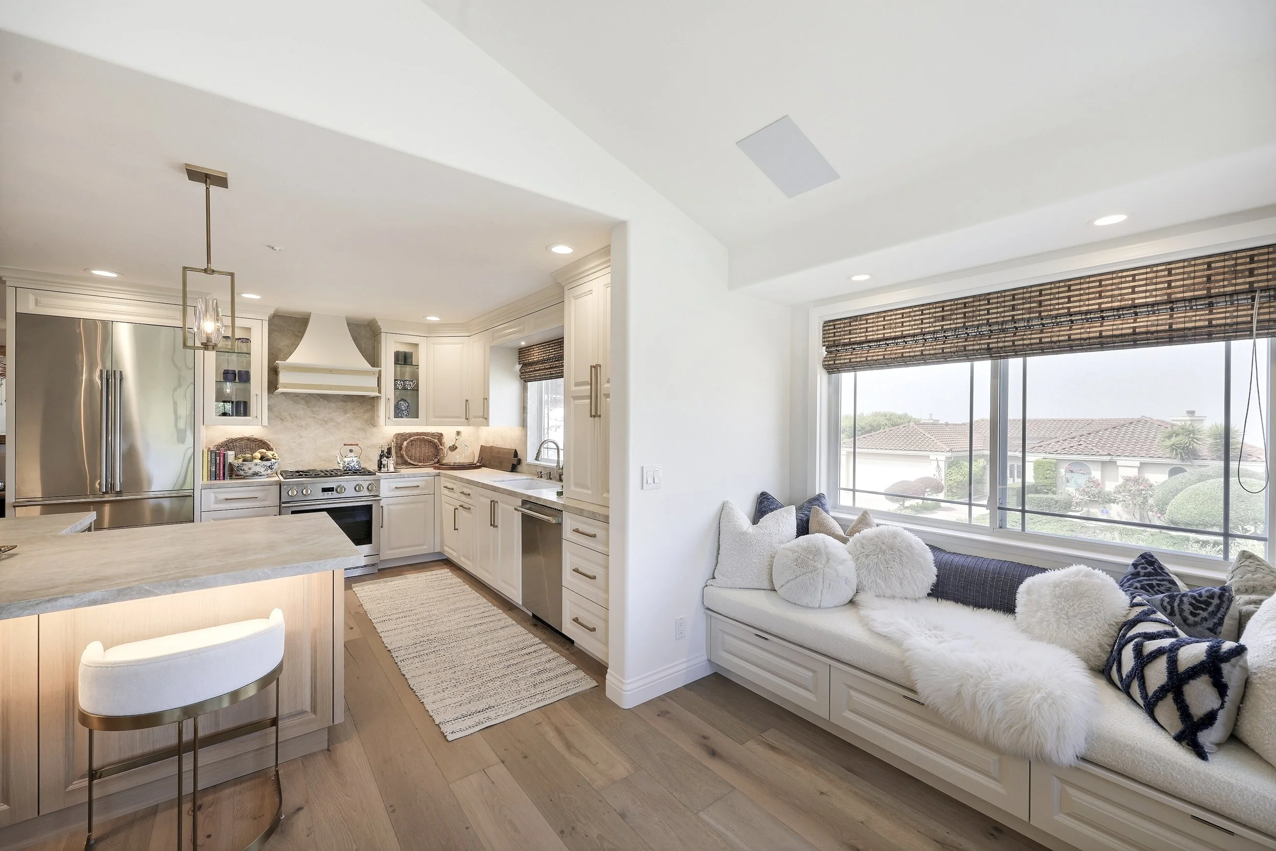 Traditional Elegance Kitchen, Living, and Laundry Remodel in Aptos, CA