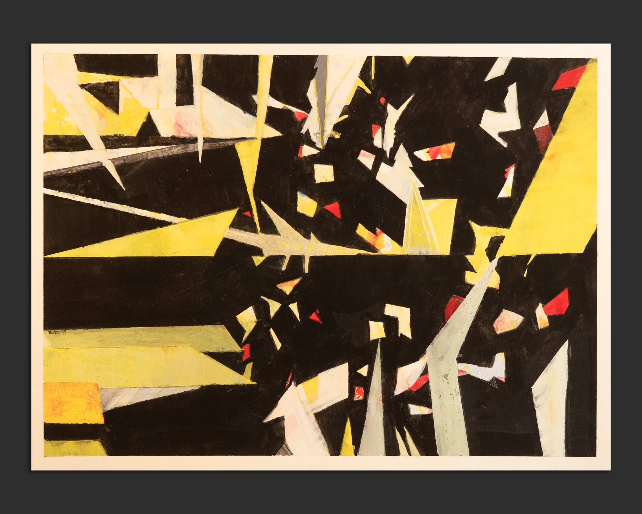 First Memory Gouache on Watercolor paper 15 x 11