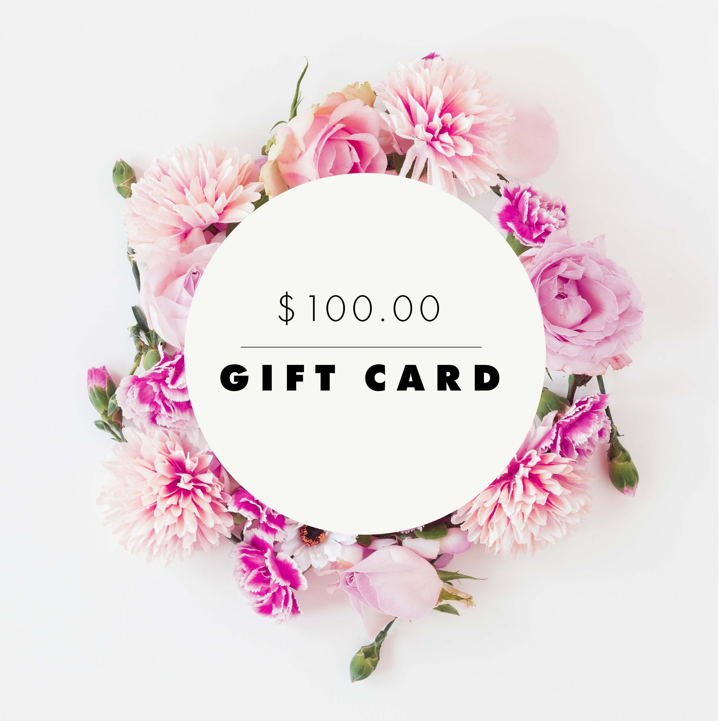 $100.00 Gift Certificate