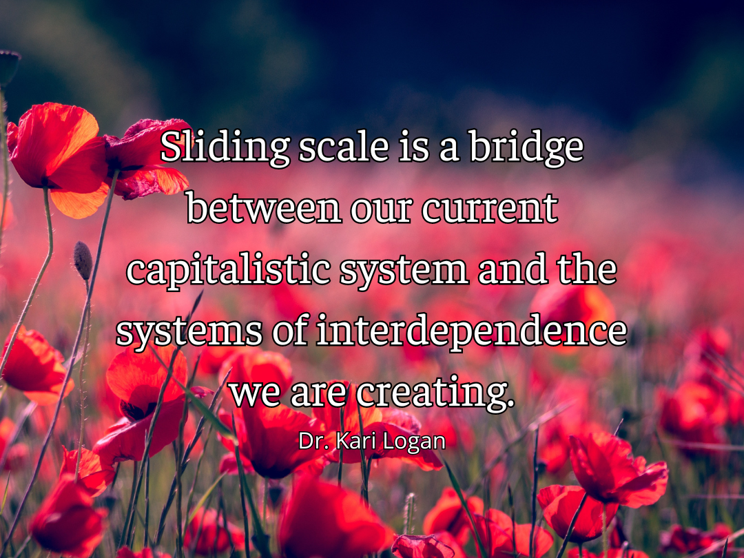 Sliding Scale A Practice Of Economic Justice Mae Mind Body Dr Kari