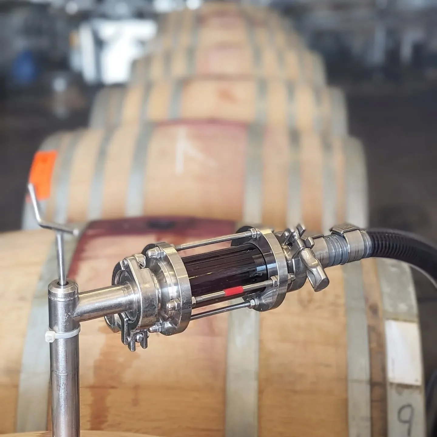 Rack Attack.

2022 Zin ready for bottles and kegs.

#OldZine
#zinfandel
#contracostacounty