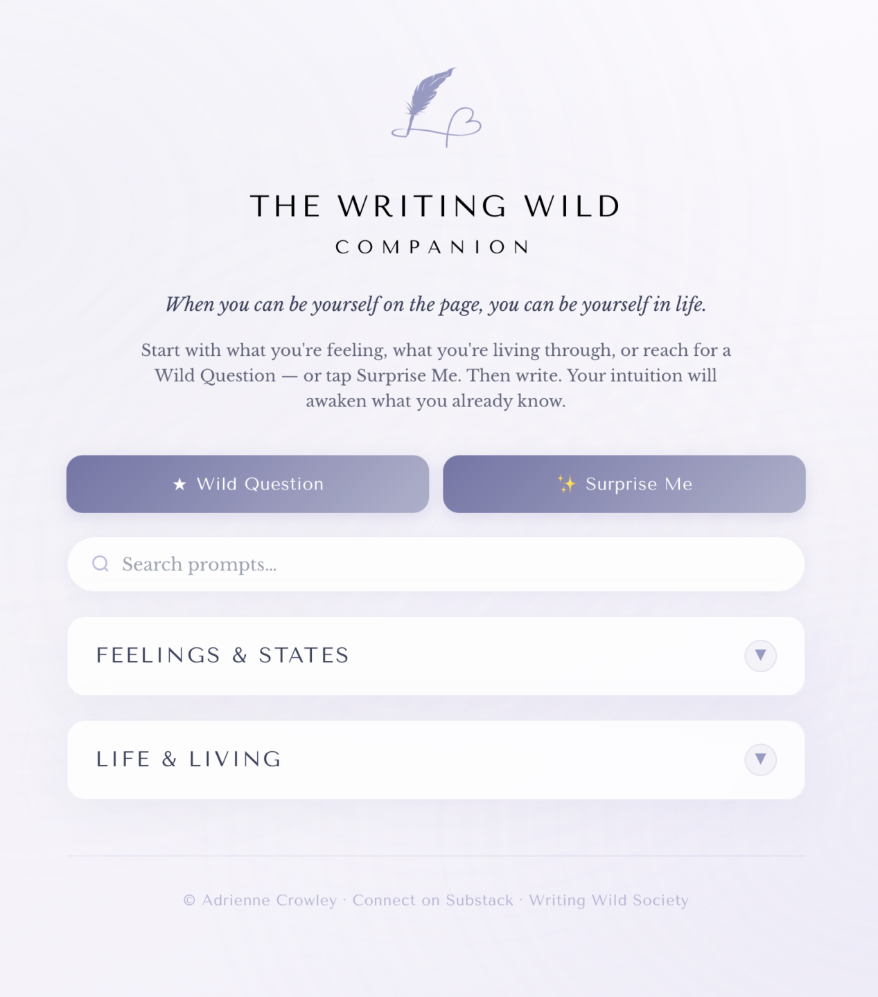 Writing Wild Companion cover