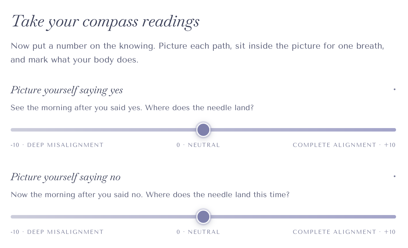 Body Compass Reading Preview