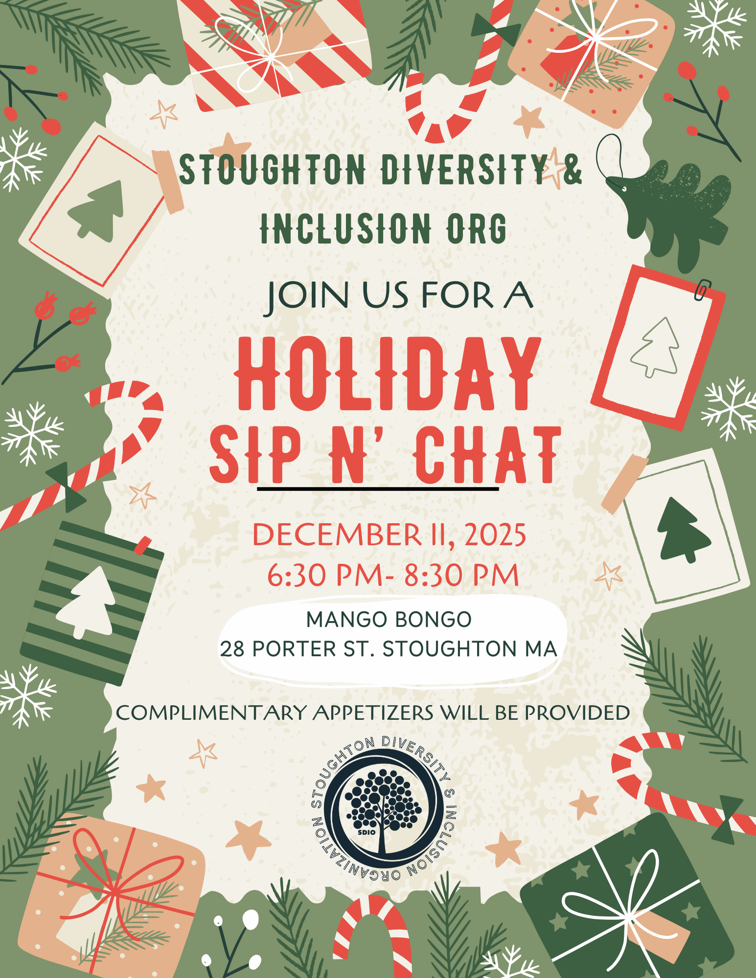 Holiday Sip N' Chat