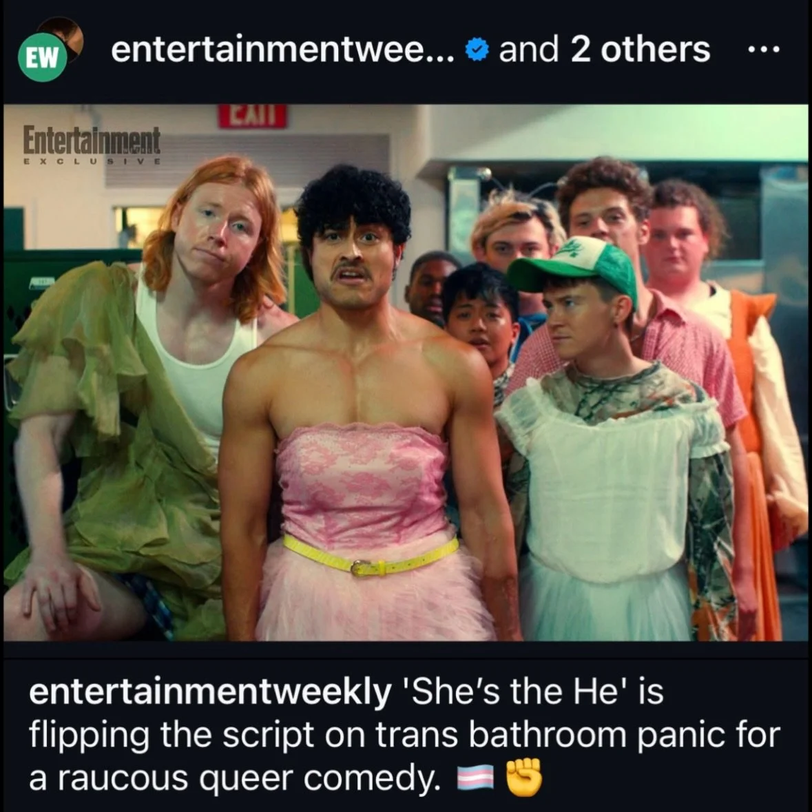 You have no idea how excited I am for y&rsquo;all to see this movie!!! 🏳️&zwj;⚧️ Head to @entertainmentweekly for the full story! 

@shesthehemovie 
Writer, Director: @shivvmccarthy 
Starring: @mishaosherovich @nicocarney @suzannecryer @markindelica