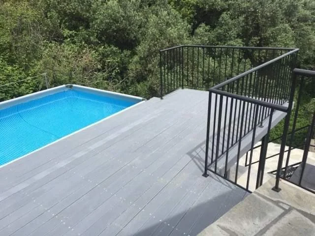Above ground pool and decking .JPG