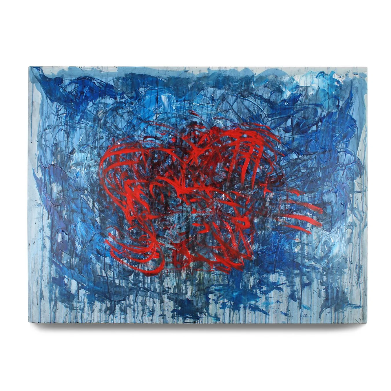 Heart III. 2022. Acrylic paint on canvas. 48 x 36 in.