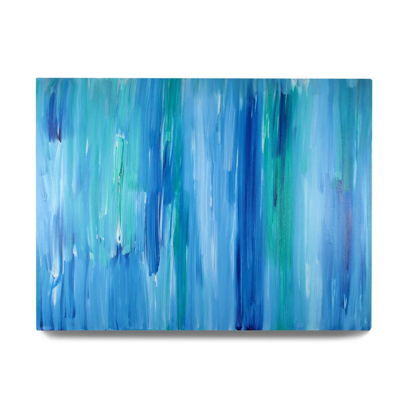 Downpour IV. 2022. Oil paint on canvas. 48 x 36 in.