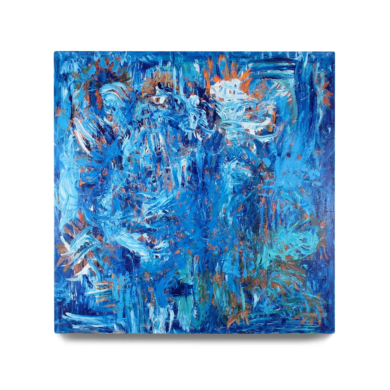 Untitled IV. 2022. Acrylic paint on canvas. 36 x 36 in.