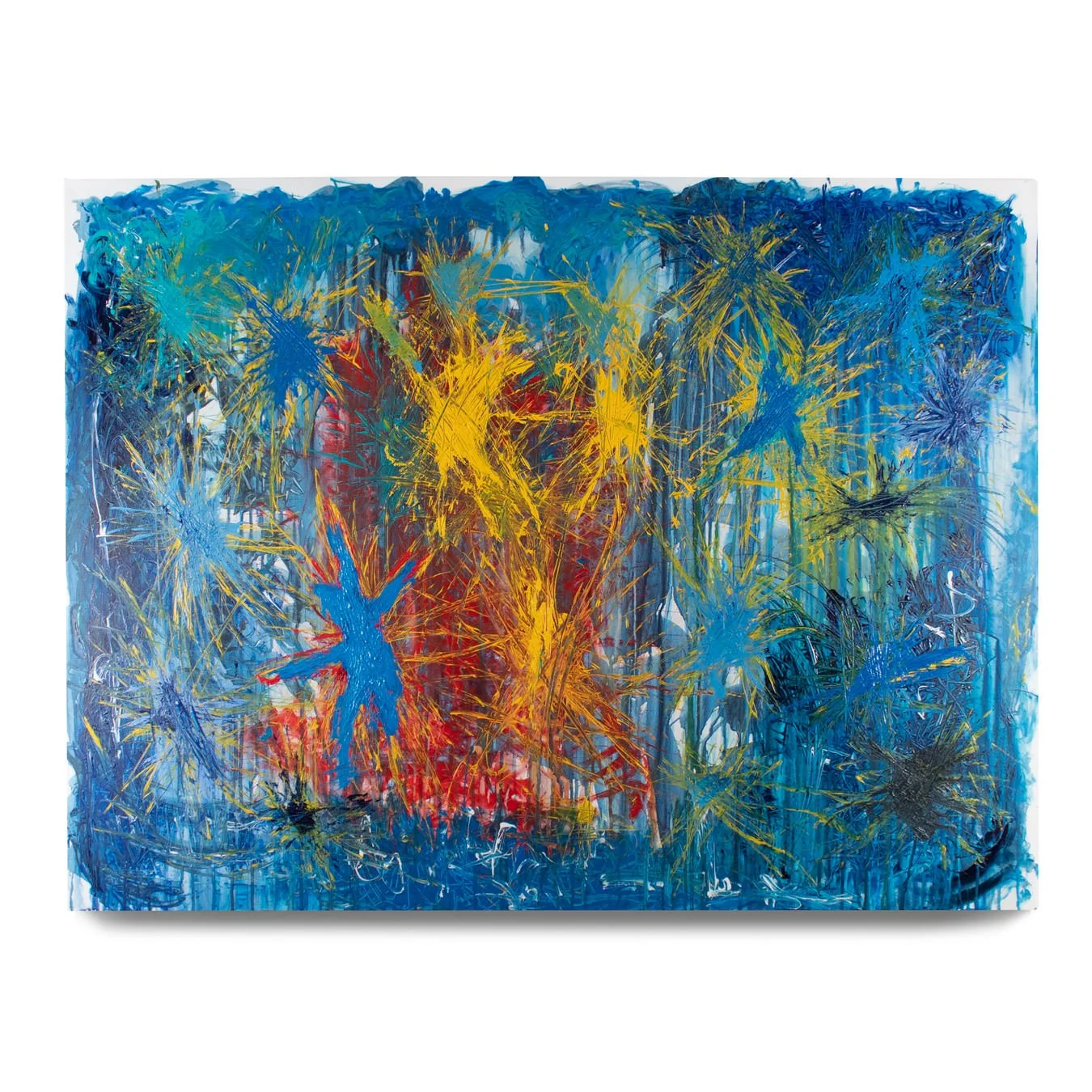 Untitled I. 2022. Acrylic paint on canvas. 48 x 36 in.