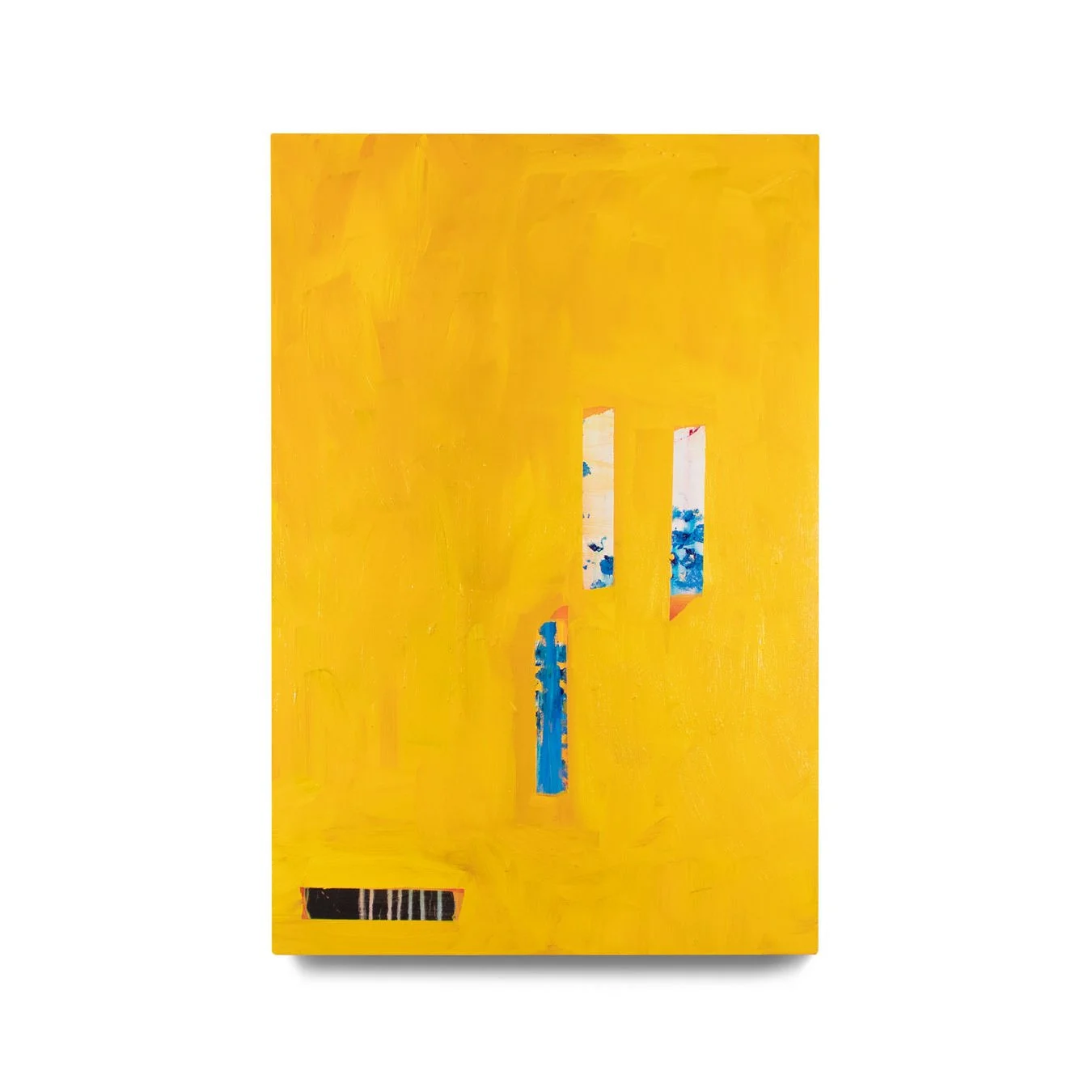 No. III. 2022. Oil paint and acrylic paint on canvas. 24 x 36 in.