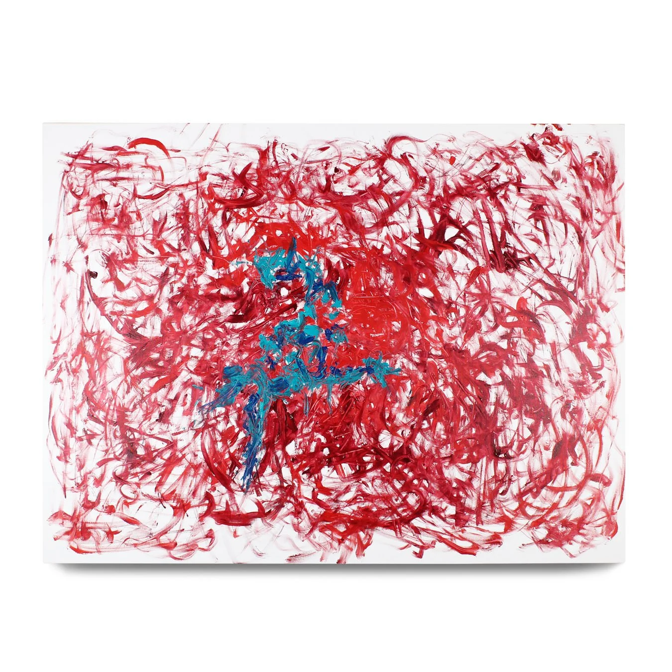 Valentine. 2022. Acrylic paint on canvas. 48 x 36 in.