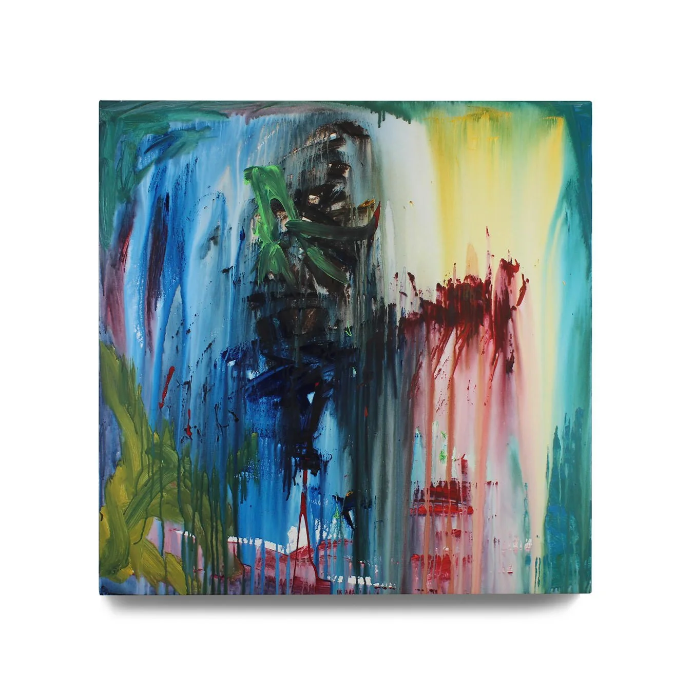 Shadow I. 2022. Acrylic paint on canvas. 36 x 36 in.