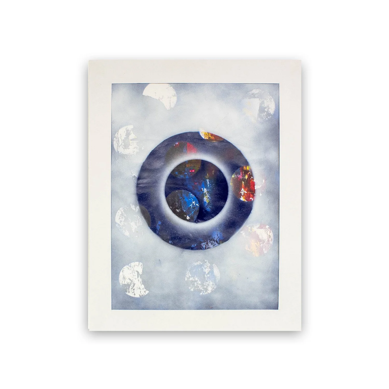 No. 8. 2024. Acrylic on paper. 22 x 28 in. - $500