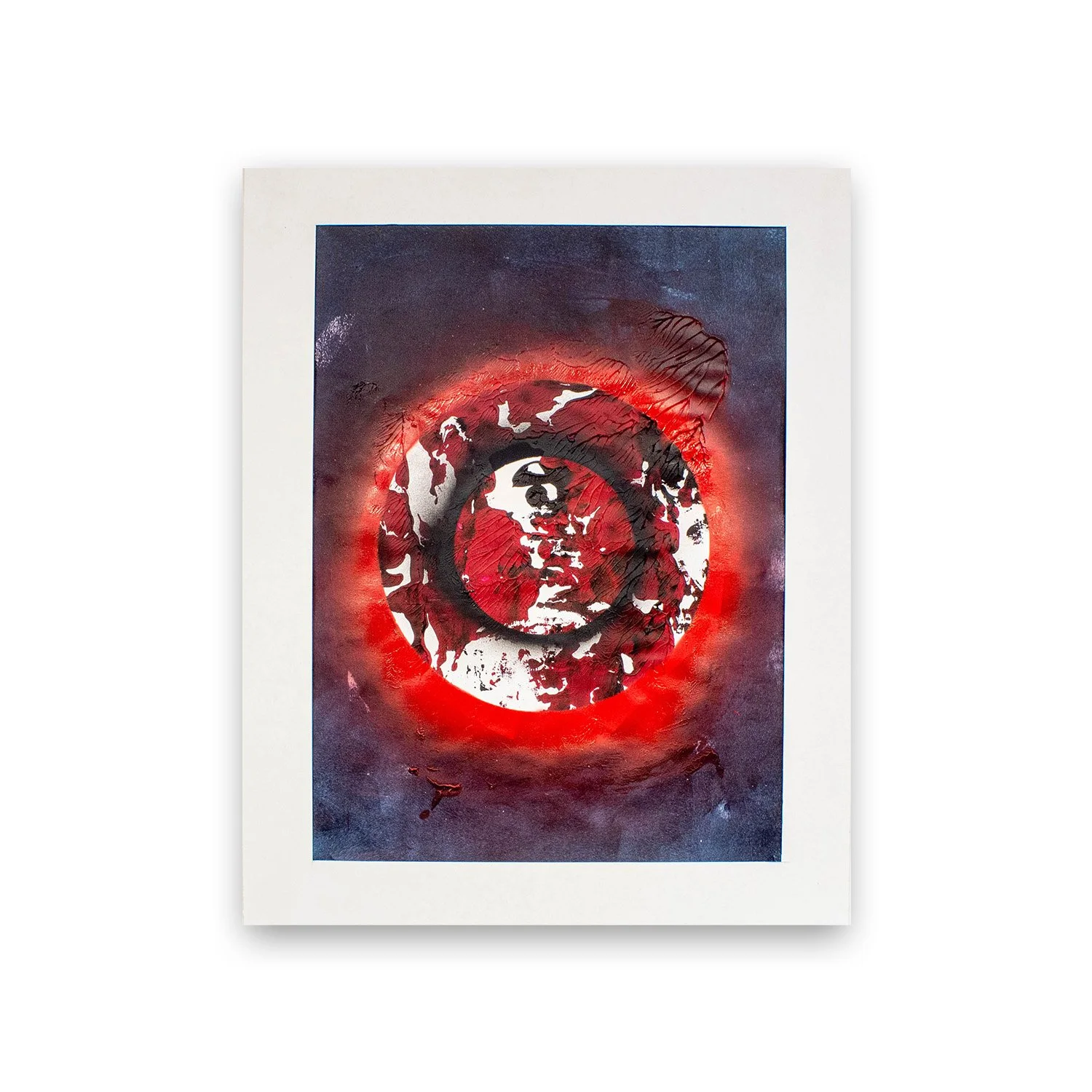 No. 12. 2024. Acrylic on paper. 22 x 28 in. - $500