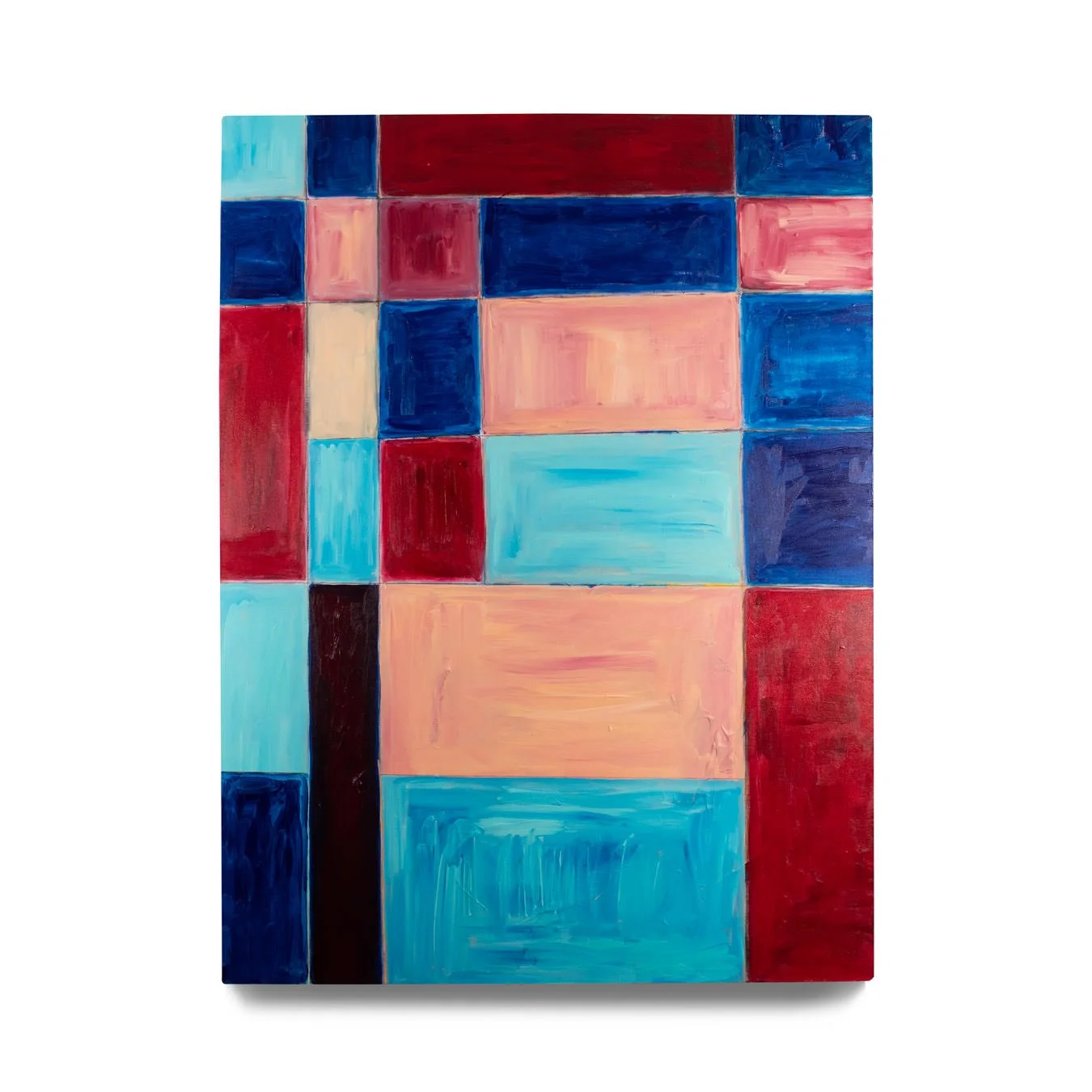 No. IV. 2022. Acrylic paint and charcoal on canvas. 36 x 48 in. 