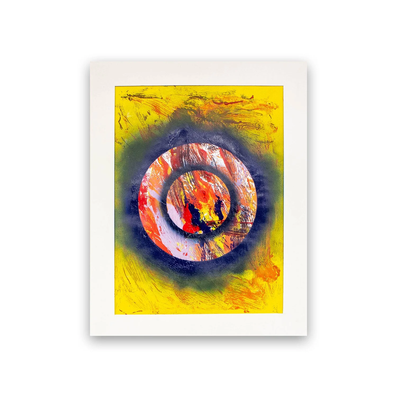 No. 7. 2024. Acrylic on paper. 22 x 28 in. - $500