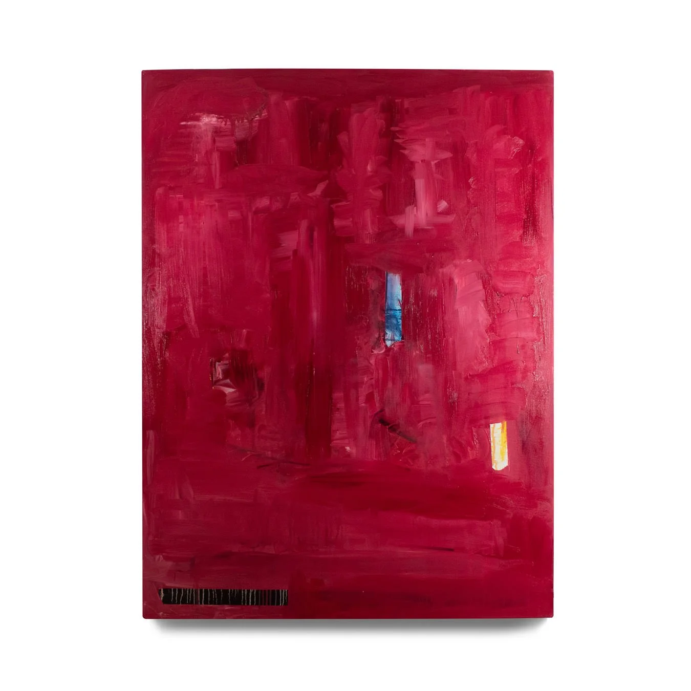 No. II. 2022. Oil paint and acrylic paint on canvas. 36 x 48 in.