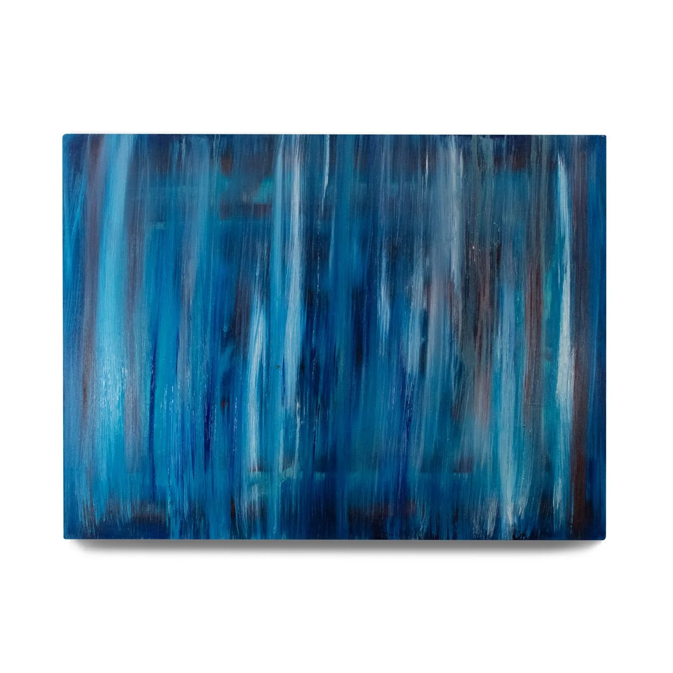 Downpour I. 2022. Oil paint on canvas. 48 x 36 in.