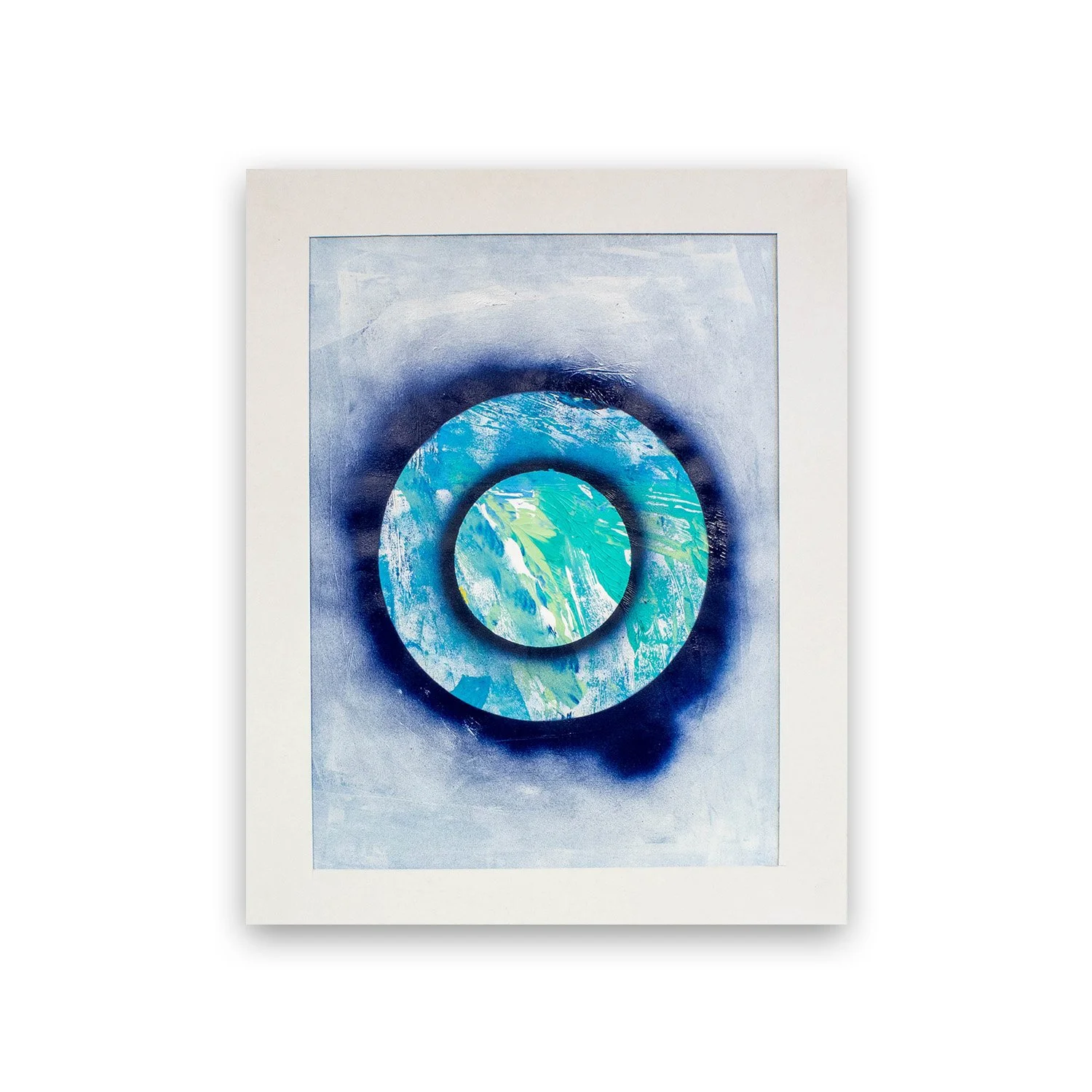 No. 15. 2024. Acrylic on paper. 22 x 28 in. - $500