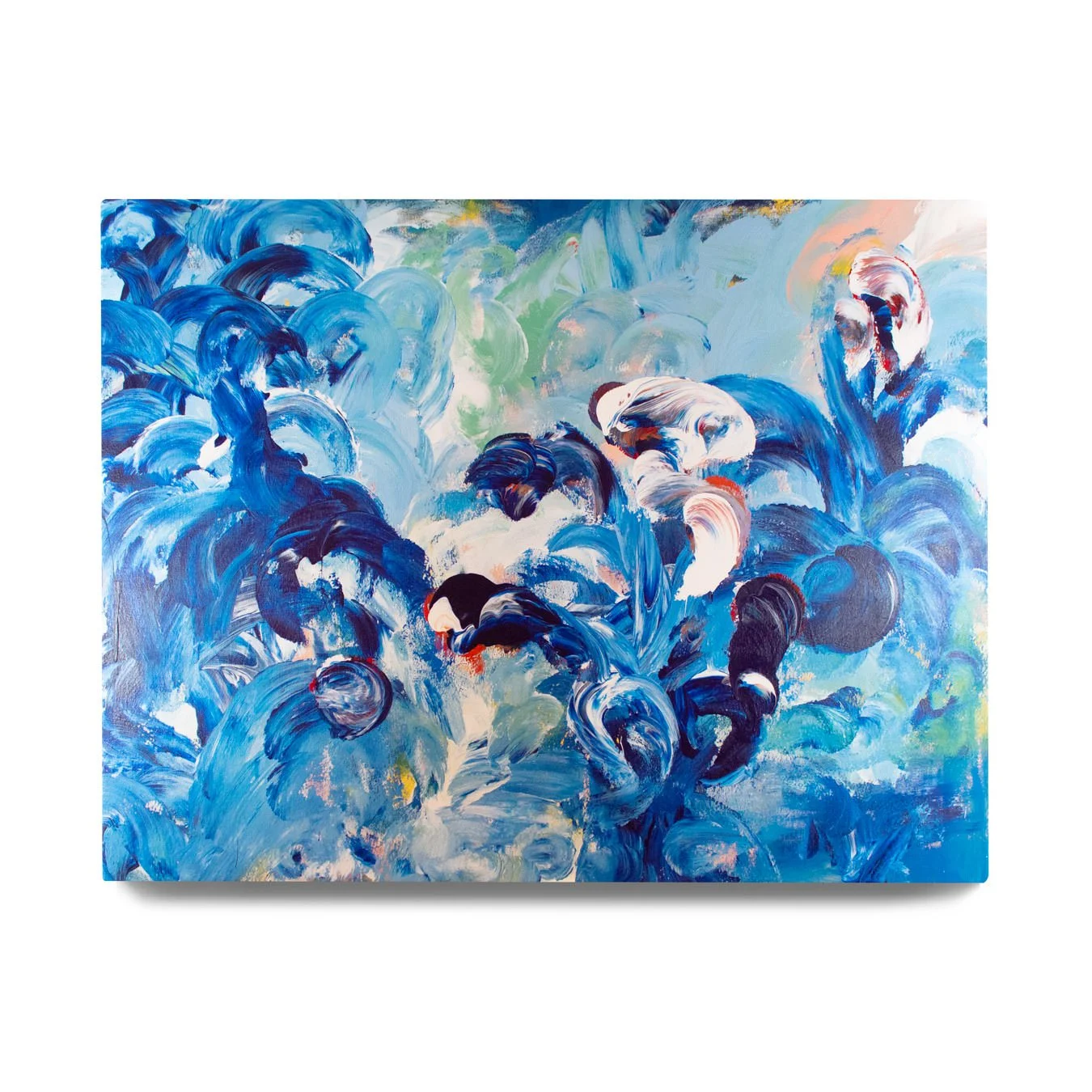 
Origins. 2022. Acrylic paint on canvas. 60 x 46 in.