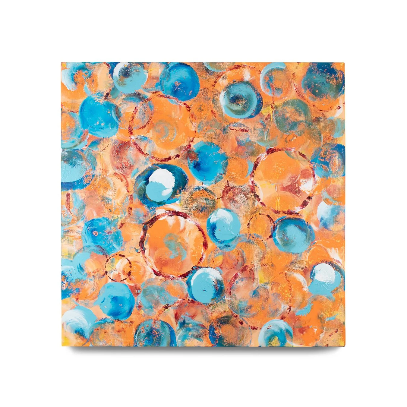 No. 15. 2023. Acrylic paint on canvas. 36 x 36 in.