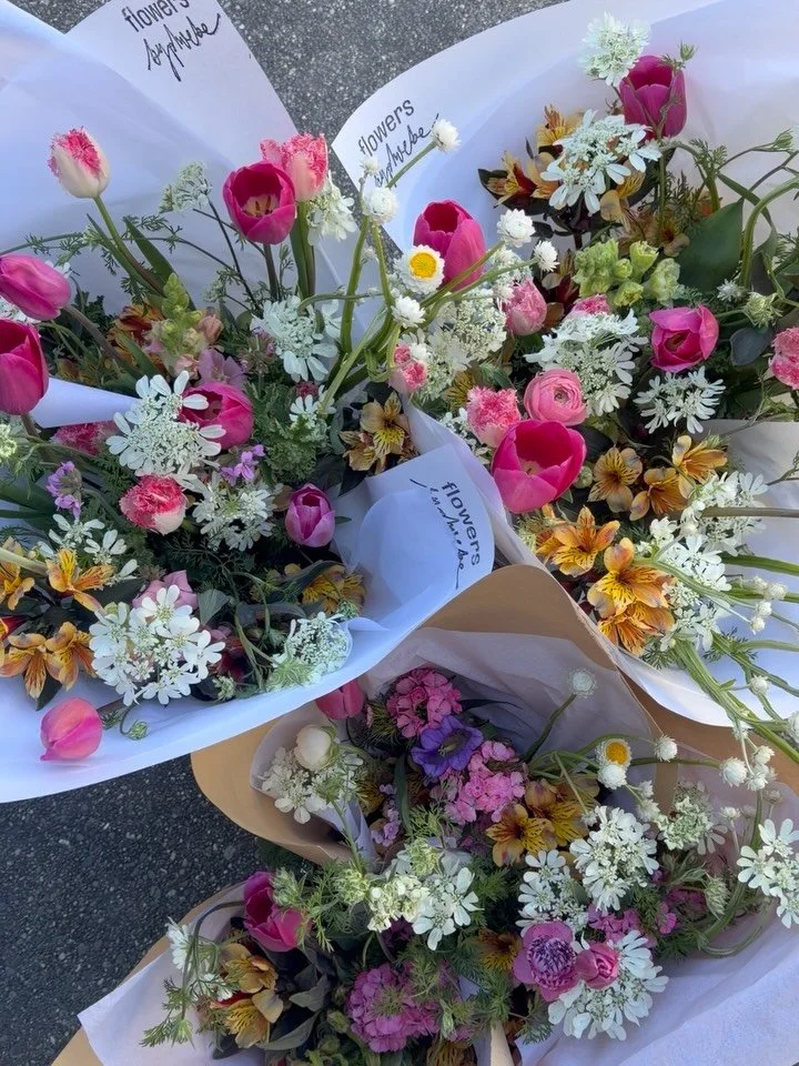 Late spring combines the classiness of the last tulips with the whimsy of the pre-summer flowers. Mixed bouqs bring the fairy garden vibes now in what is often called the &lsquo;hungry gap&rsquo; between spring and the dahlias. But for me, I have ear