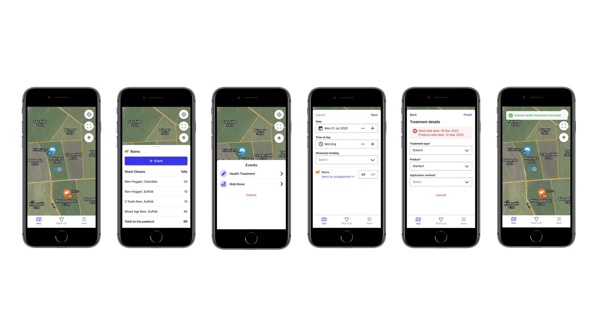 Mobile App: Animal Health Treatments