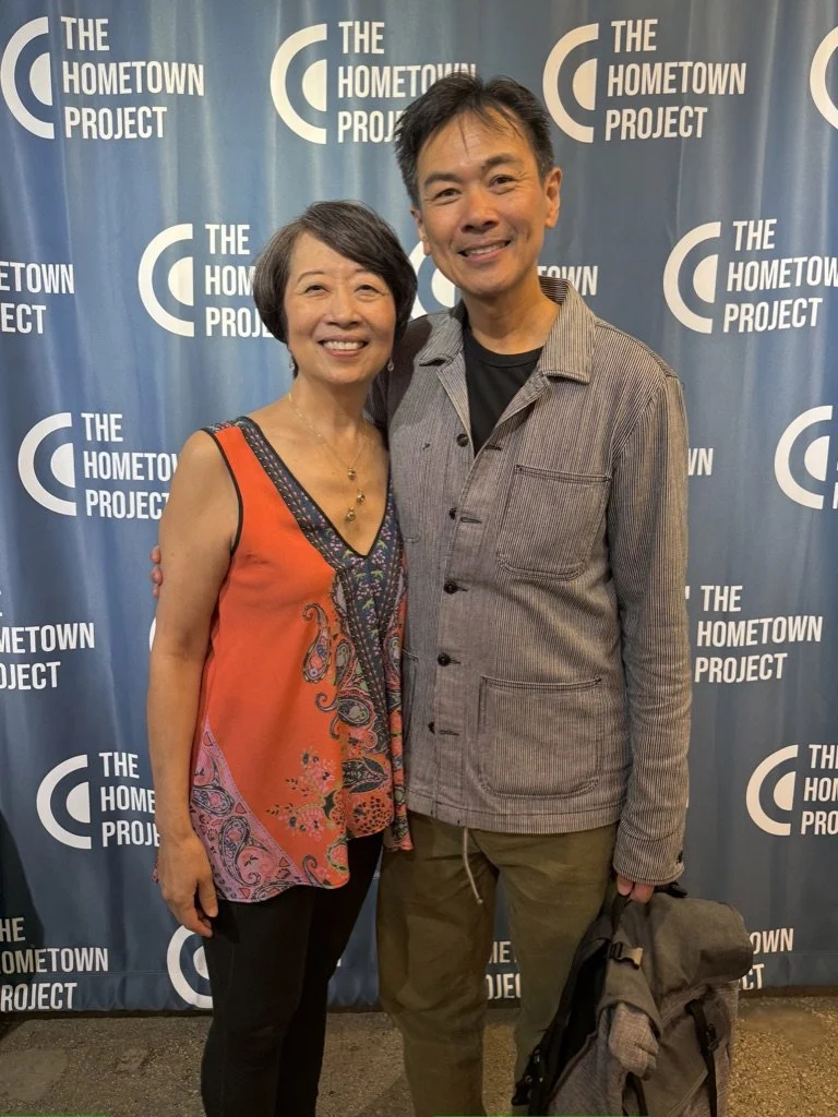 Jeanne with Joel de la Fuente at SONGS IN SOLIDARITY, a New York City benefit for THE HOMETOWN PROJECT on October 6, 2025, with performers and speakers Joel de la Fuente, Billy Crudup, Piper Perabo, Michael Shannon, Okieriete ‘Oak’ Onaodowan, Judy Ku