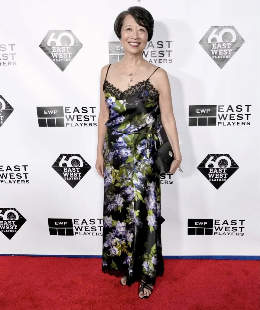 Jeanne at the East West Players 60th Anniversary Diamond Gala on November 28, 2025 in Los Angeles.