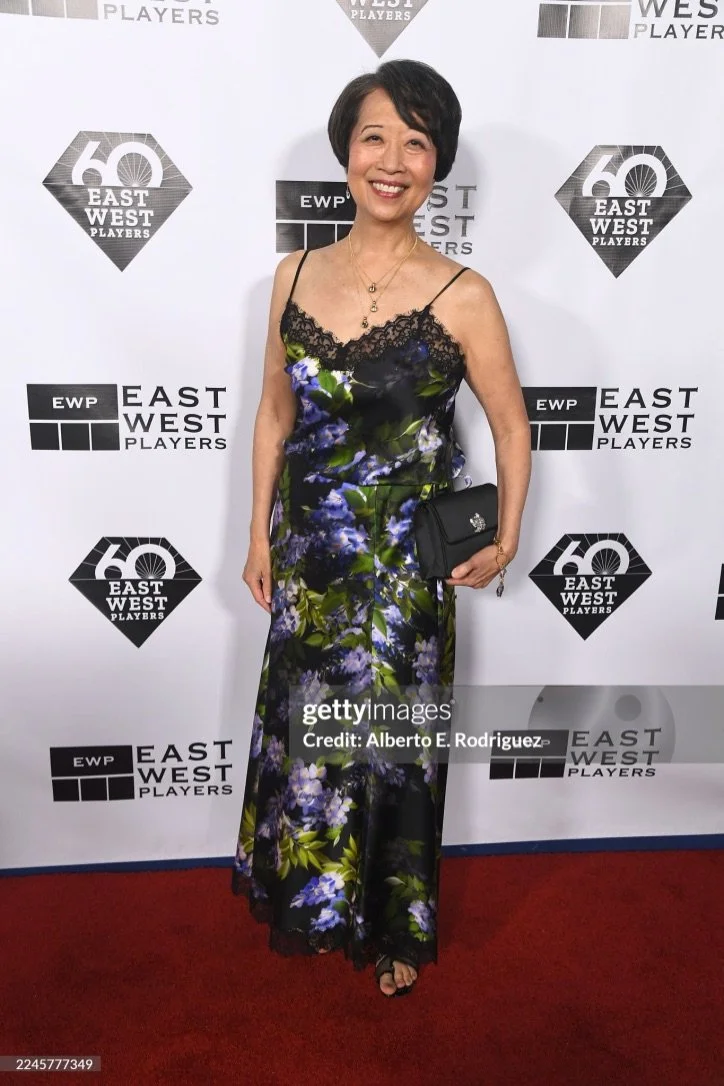 Jeanne at the East West Players 60th Anniversary Diamond Gala on November 28, 2025 in Los Angeles.