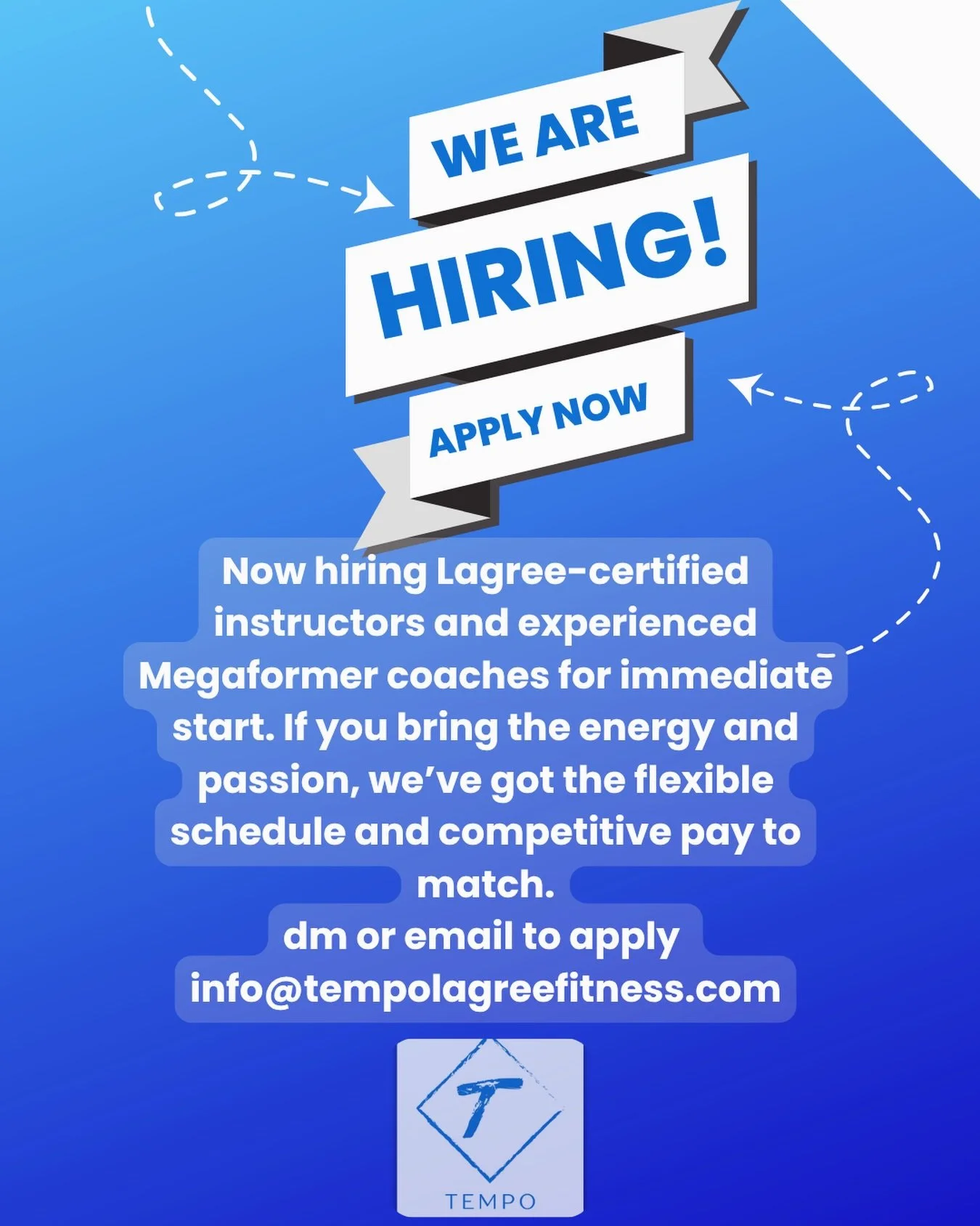 Not certified yet? This is your chance. 🙌 

✨ Join our Summer Lagree Certification Program and earn a certification recognized worldwide.
We&rsquo;re looking for passionate, high-energy individuals who are ready to level up their fitness career and 