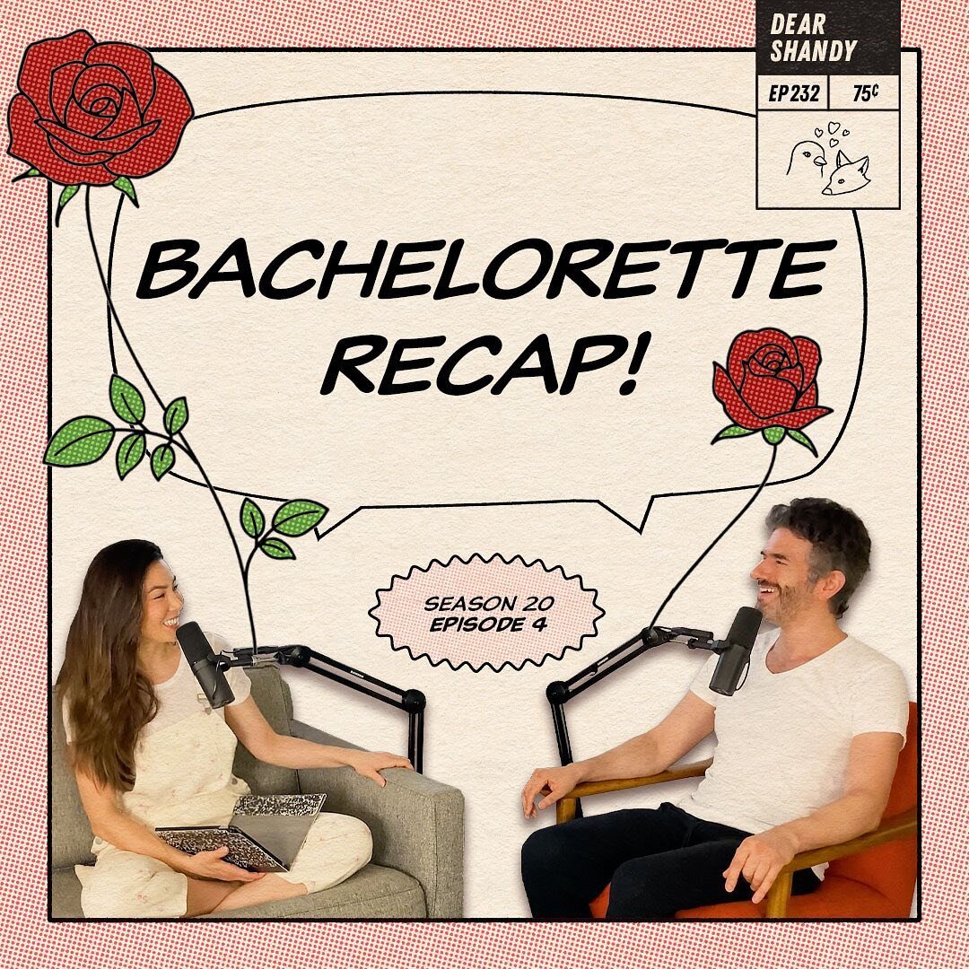 Your #BacheloretteRecap for episode 4 is ready and waiting! Youtube has been finicky this AM so when the video version is live we&rsquo;ll let you know in a Story. For now, LINK IN BIO to listen! 🌹

#dearshandy #shandyrecaps #thebachelorette #realit