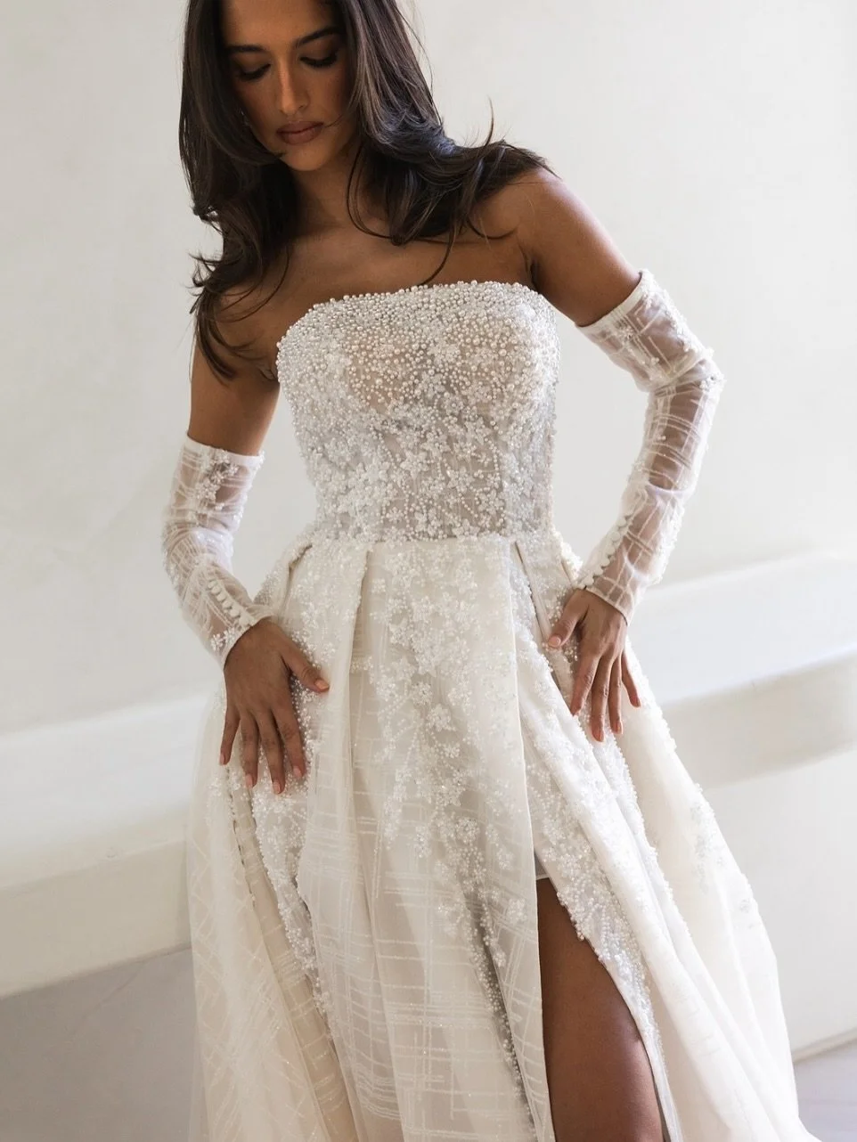 Meet Frances from @sarahalouachebridal, coming to @loveconquersallbridalcouture soon!