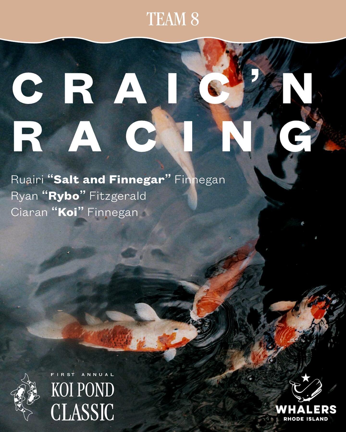 CRAIC&rsquo;N RACING
These gents keep telling us they&rsquo;re from &ldquo;across the pond&rdquo; and sounds like they&rsquo;re finally putting their money where their mouth is and hopping IN the pond. Known for their high-octane lifestyle on and off