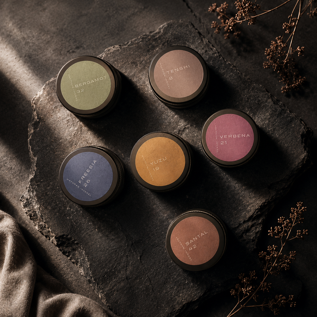 Tenshi Beauté® LIMITED EDITION Fragrance Mini Candle Balm Exploration Sample Kit