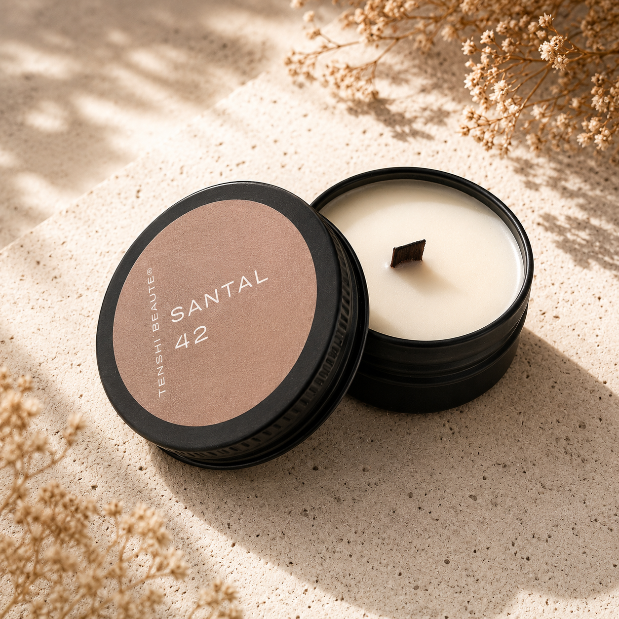 Tenshi Beauté® Santal 42 Mini Candle Balm
