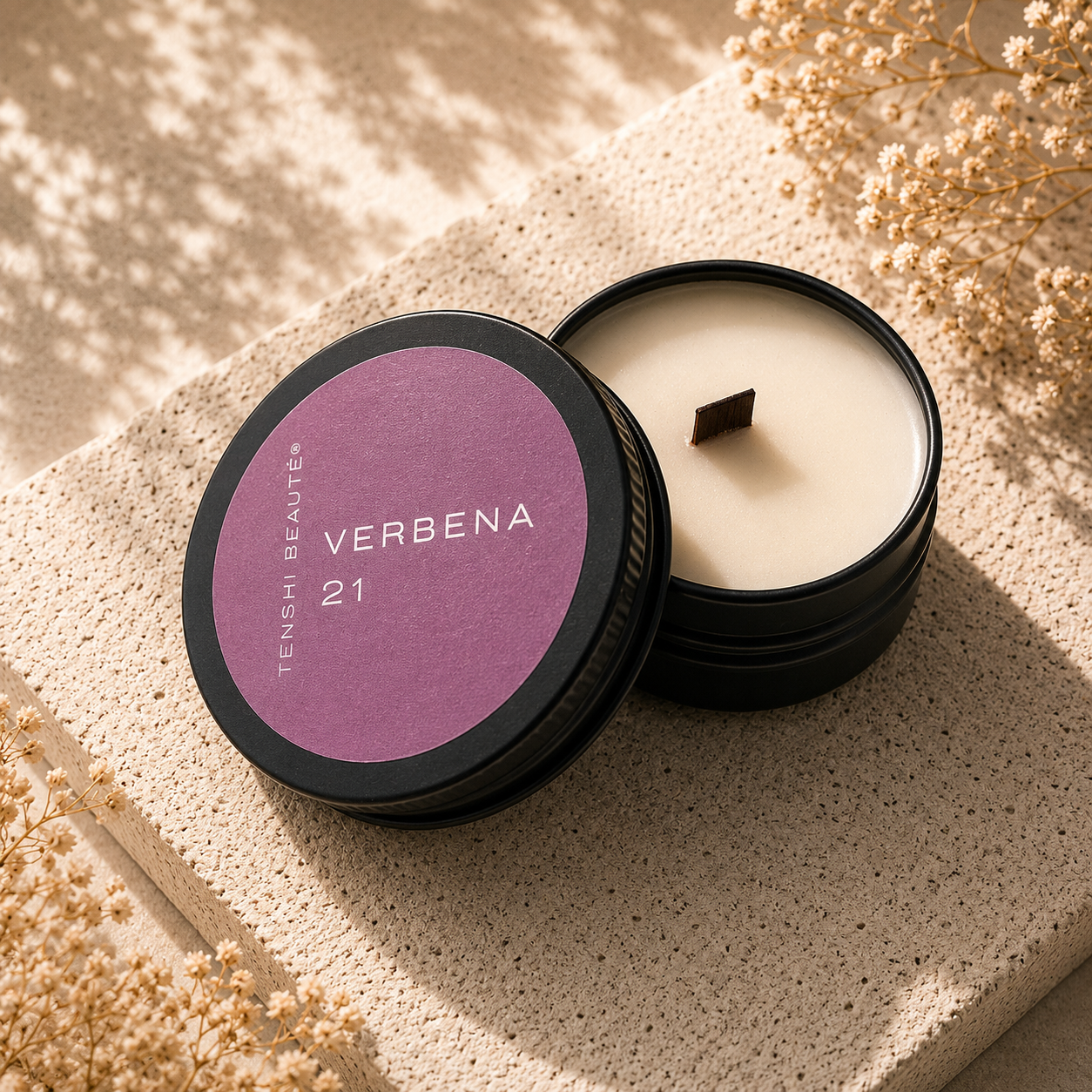 Tenshi Beauté® Verbena 21 Mini Candle Balm