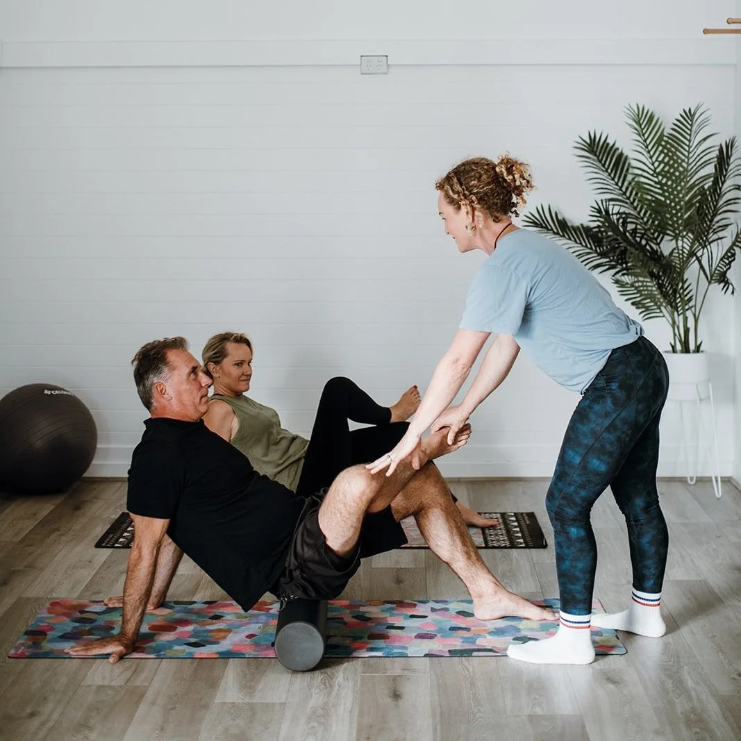 Foam Roller release by Bec to a man