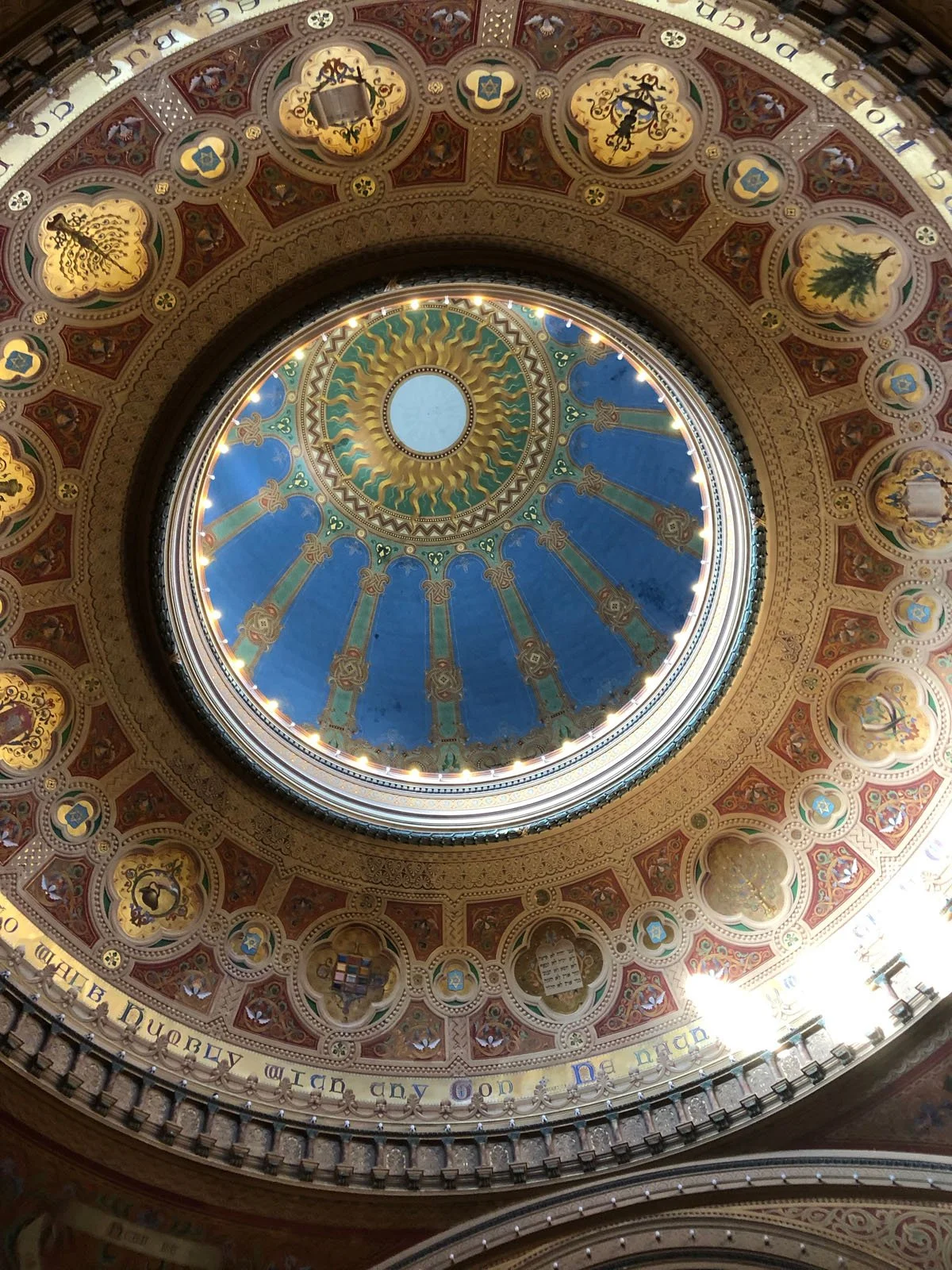 Inner Sanctum: The Dome of Congregation Sherith Israel, the oldest synagogue in the city. It was founded, with its longtime fellow traveler, the Temple Emanu-El, in 1849.