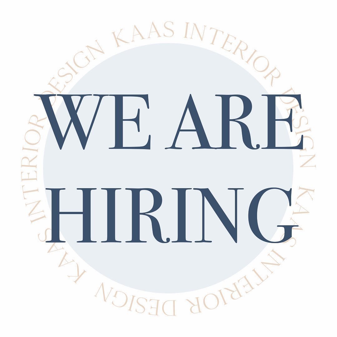 📣 We are growing here at Kaas Interior Design!

Calling all talented draftspersons and interior designers! We're on the lookout for a creative individual to join our team who is passionate about creating beautiful spaces. 

If you are interested ple