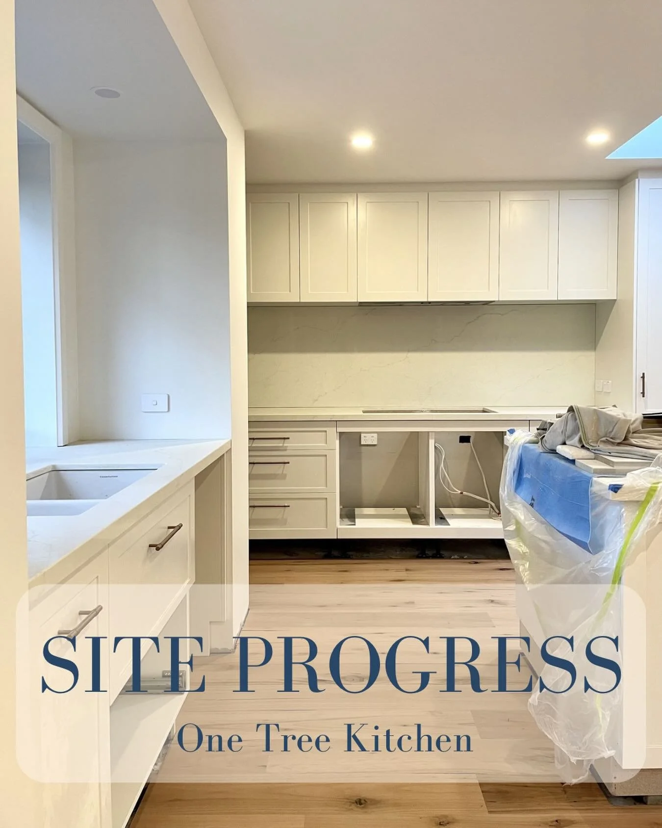 This kitchen is starting to come to life as part of this full home renovation. Designed around easy family living, the space combines a soft, timeless shaker style with practical storage, durable finishes and a layout that makes everyday routines fee