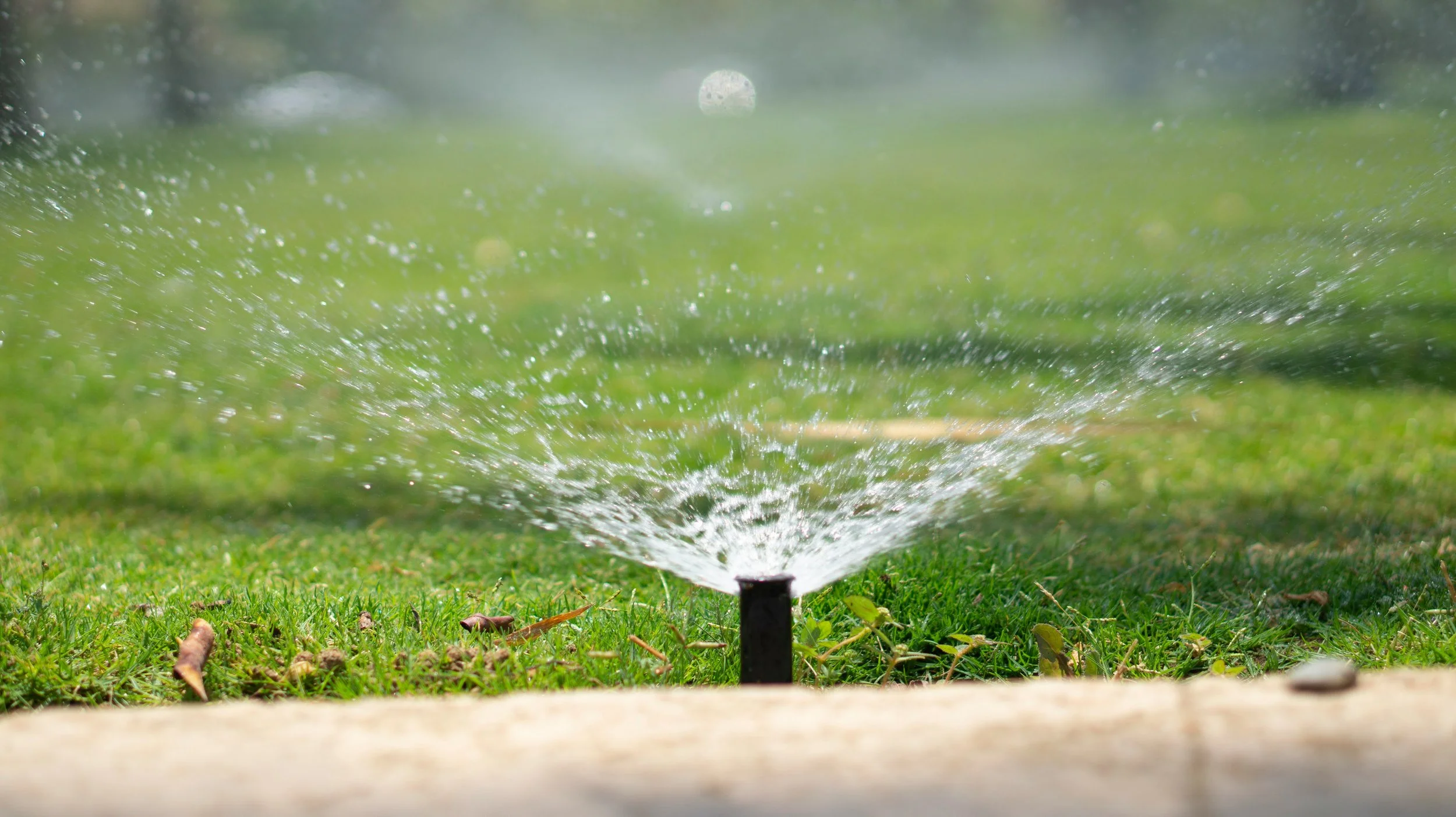 sprinkler head leaking