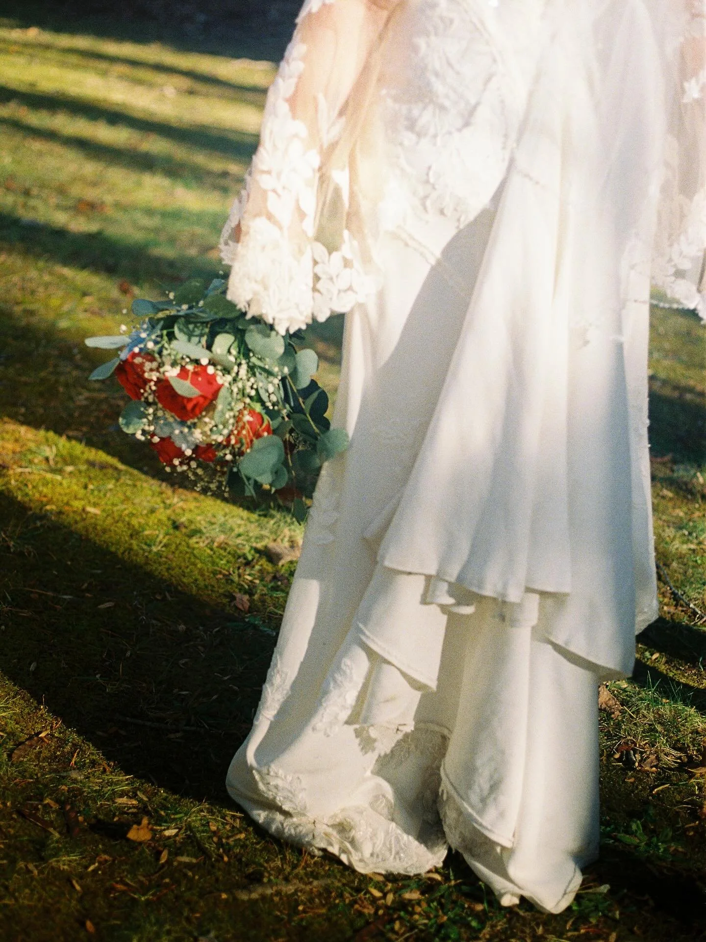 Still dreaming of film from @zoeycortezz &amp; @jacob.cortz &lsquo;s winter wedding in north georgia ✨🕊️🌲🪾