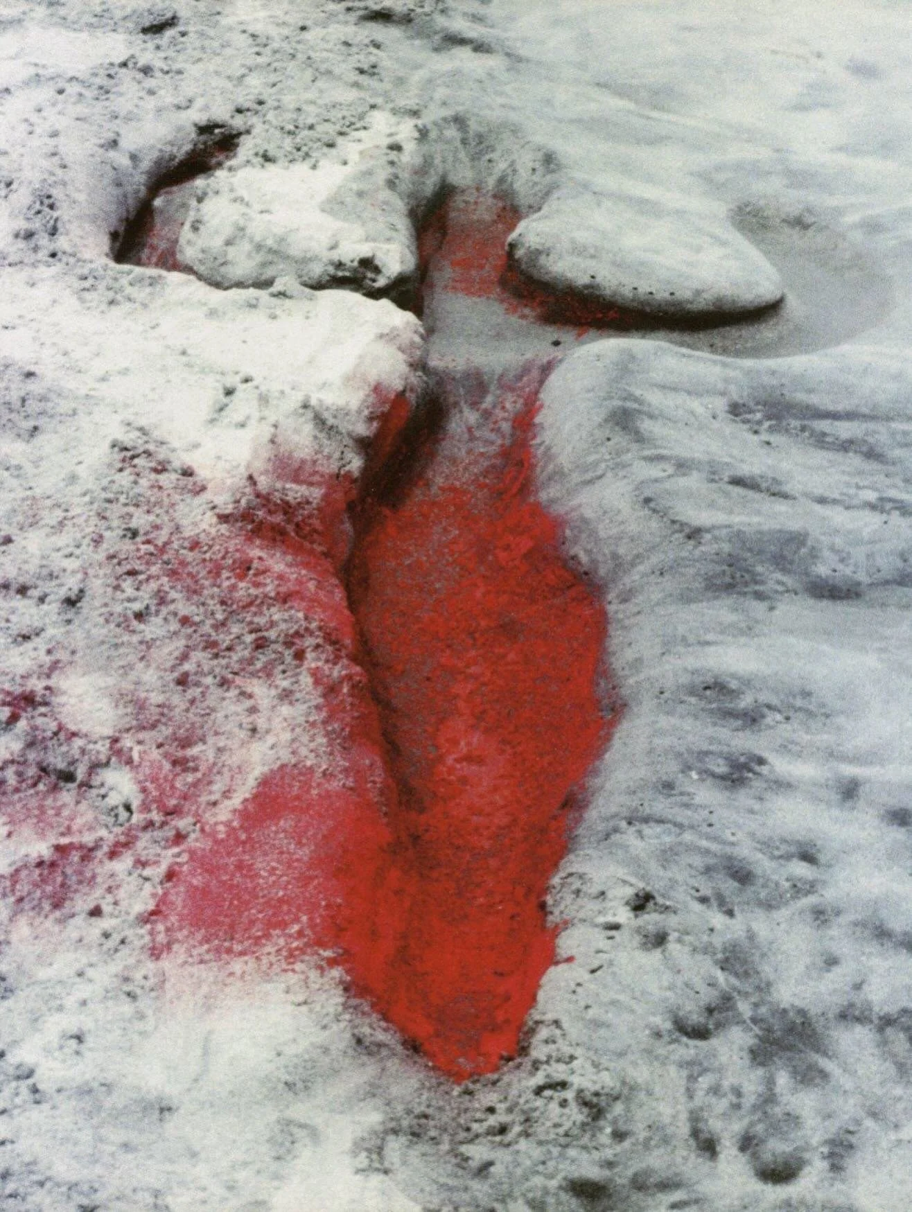 Some euphemeral and interdisciplinary art that has been inspiring me recently is that of Ana Mendieta&rsquo;s 

She devoted her energy to concepts exploring eco-feminism, displacement, relationship to land, ancestry, body, etc. 

Silueta Series (1973