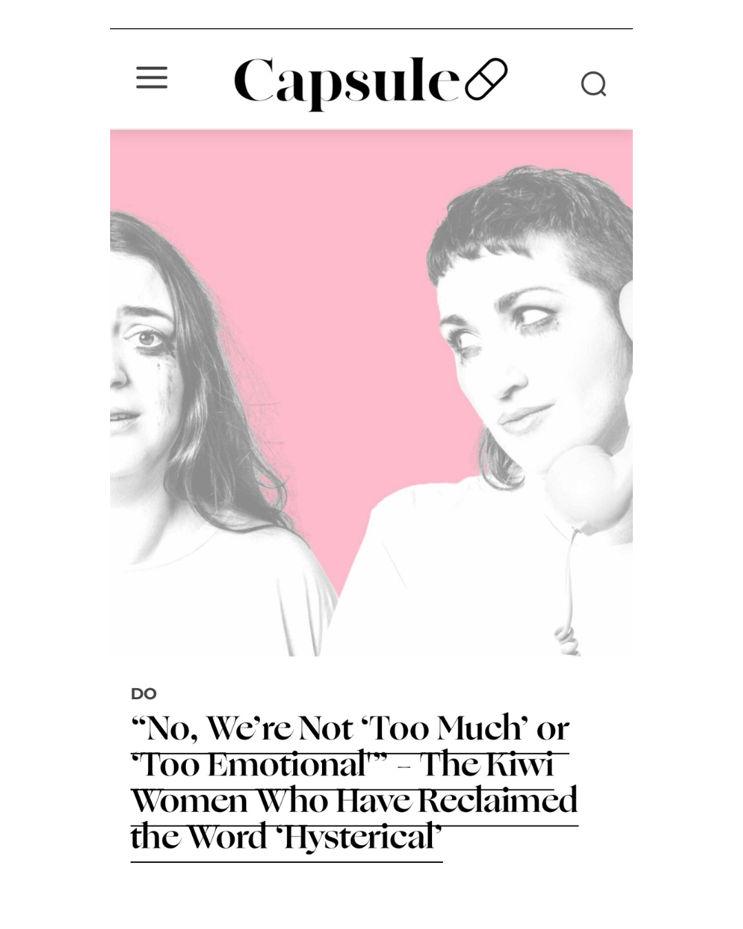 Editorial - Capsule