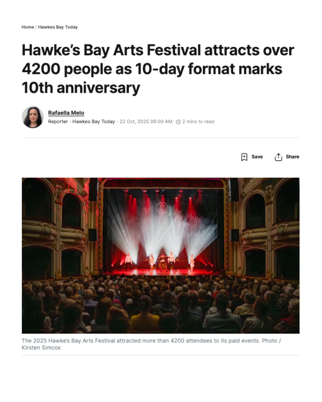 Editorial in Hawke's Bay Today